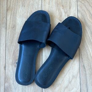 Madewell Boardwalk Post Slide Sandals, excellent condition